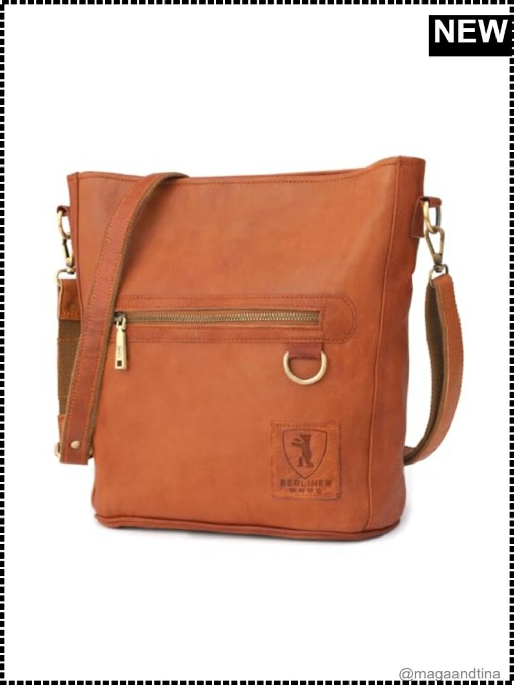 Full Grain Leather Crossbody Purse